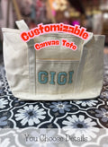 Customizable Canvas Tote