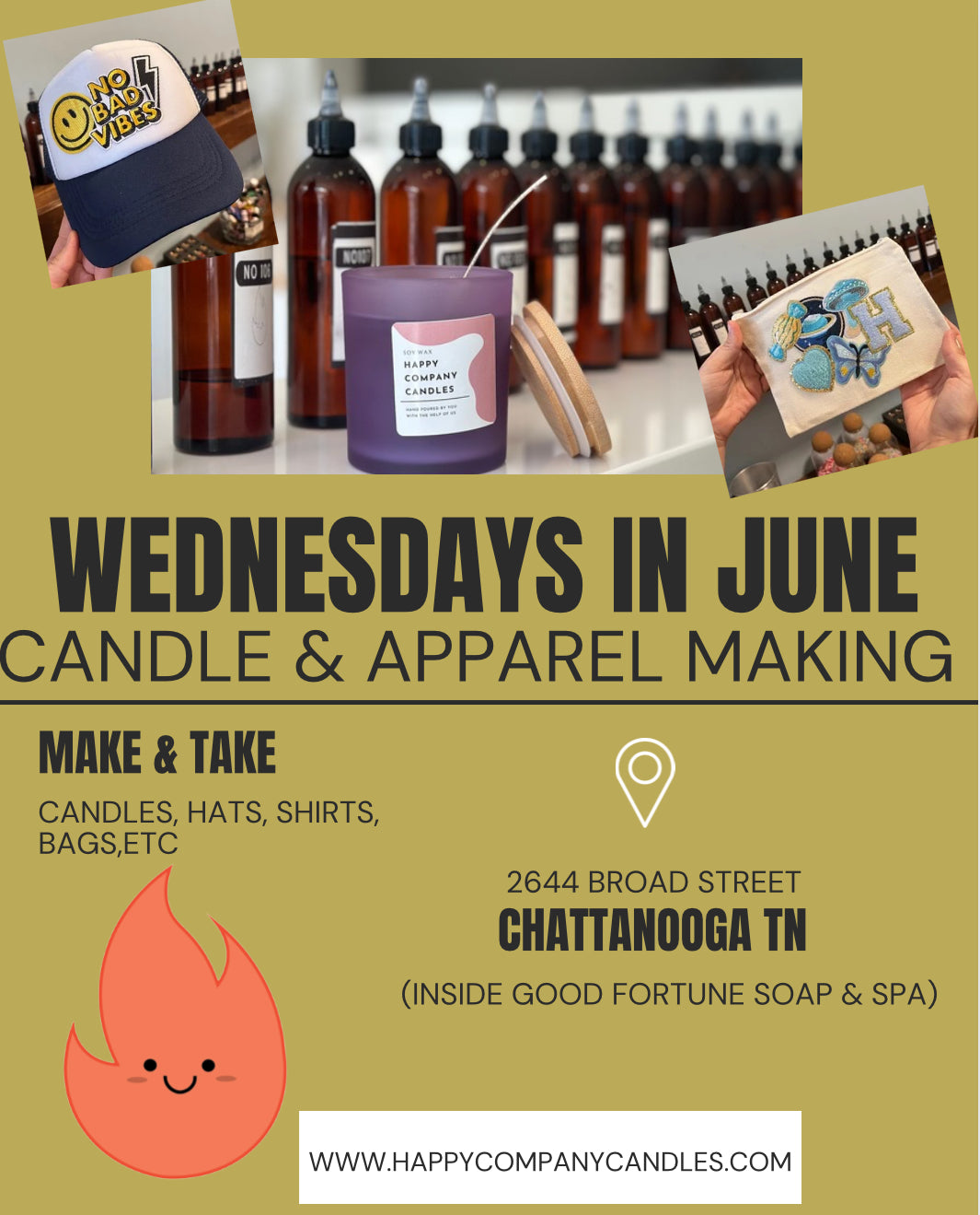 Wednesdays (Chattanooga TN) Good Fortune Location