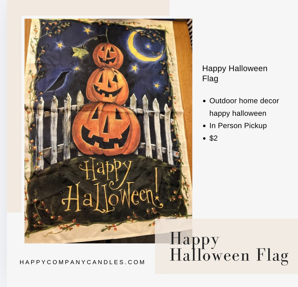 Happy Halloween Outdoor Flag