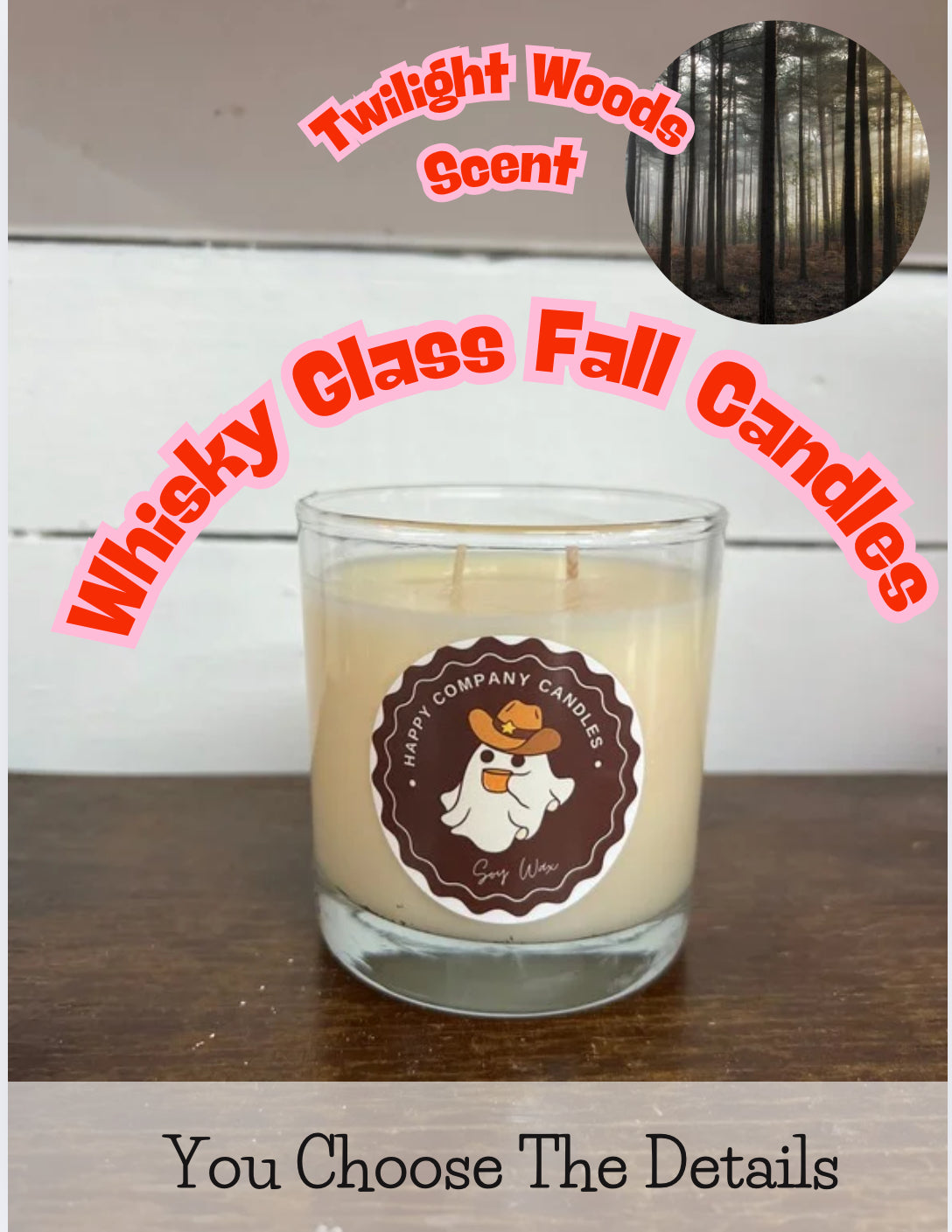 Whisky Glass Fall Scents (Choose details below)