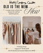 **FREE EVENT**Back To School Clothing Swap—Adults & Kids