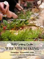 Wreath Making (*please remember quantity selected means the number of people participating*)