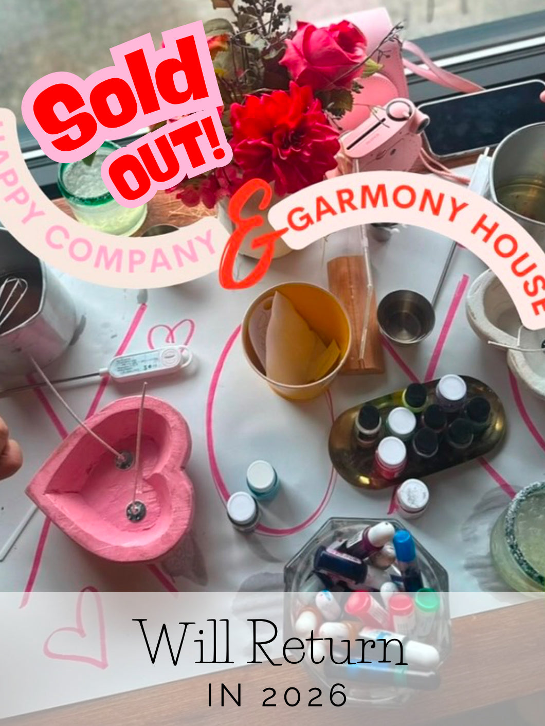 Love Candle Workshop With Happy Company At Garmony House