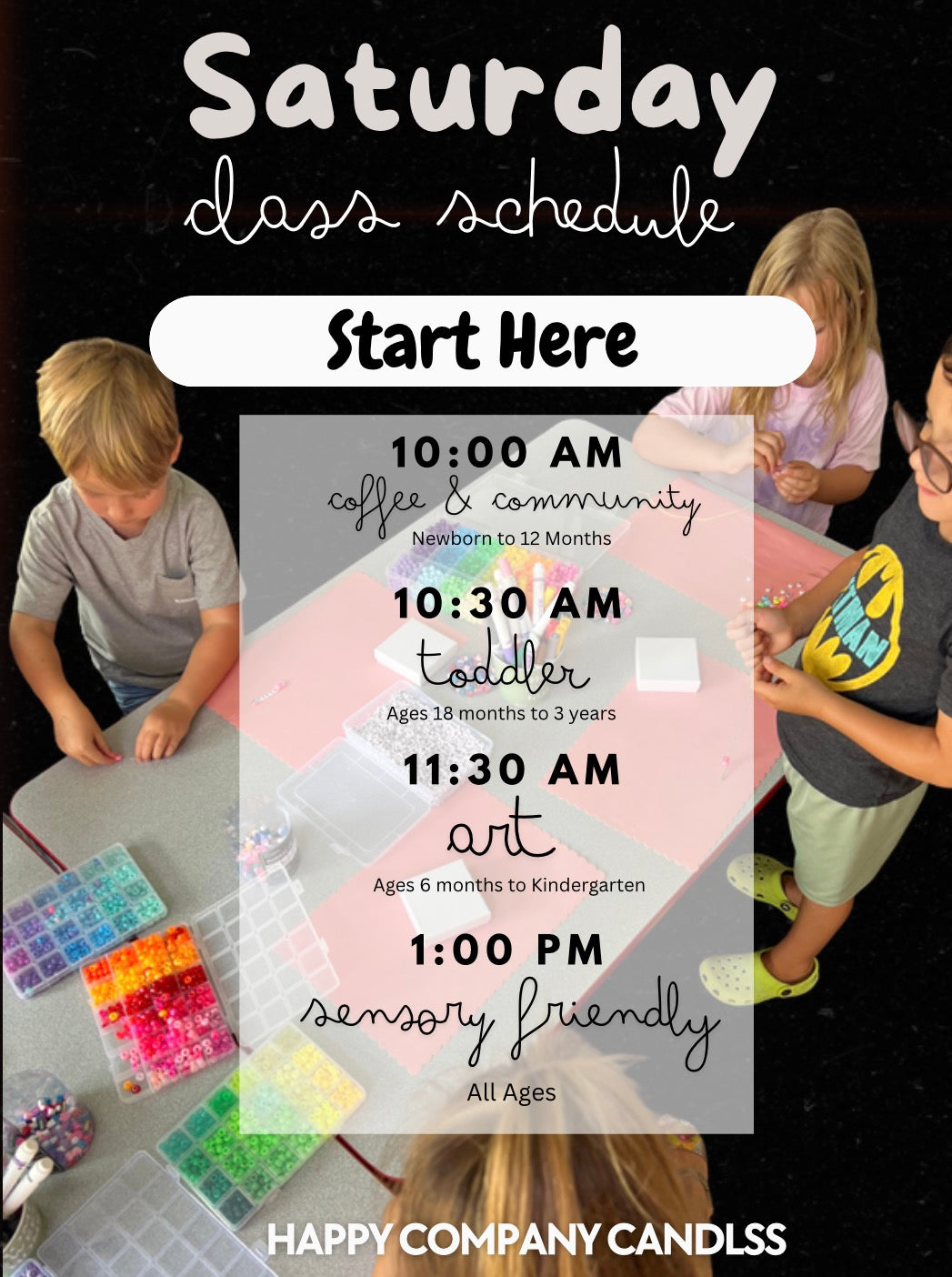 Saturday Young Tots and kids Classes