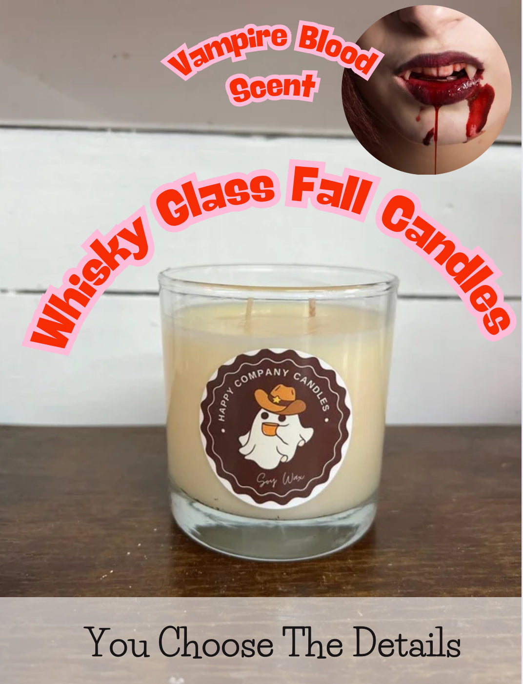 Whisky Glass Fall Scents (Choose details below)