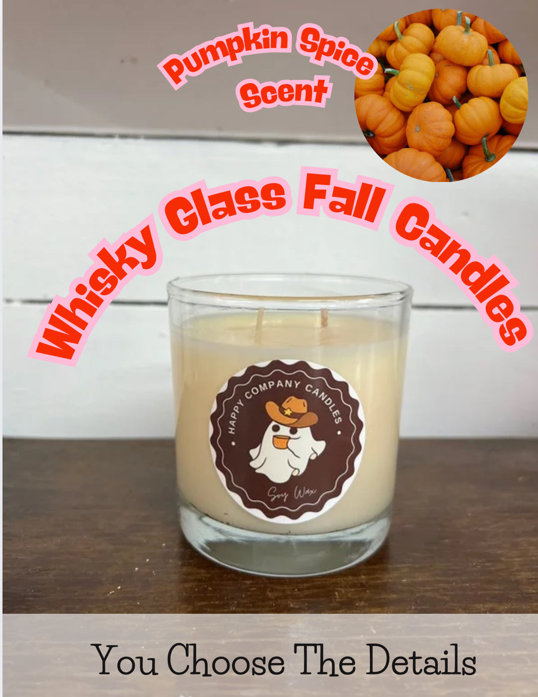 Whisky Glass Fall Scents (Choose details below)