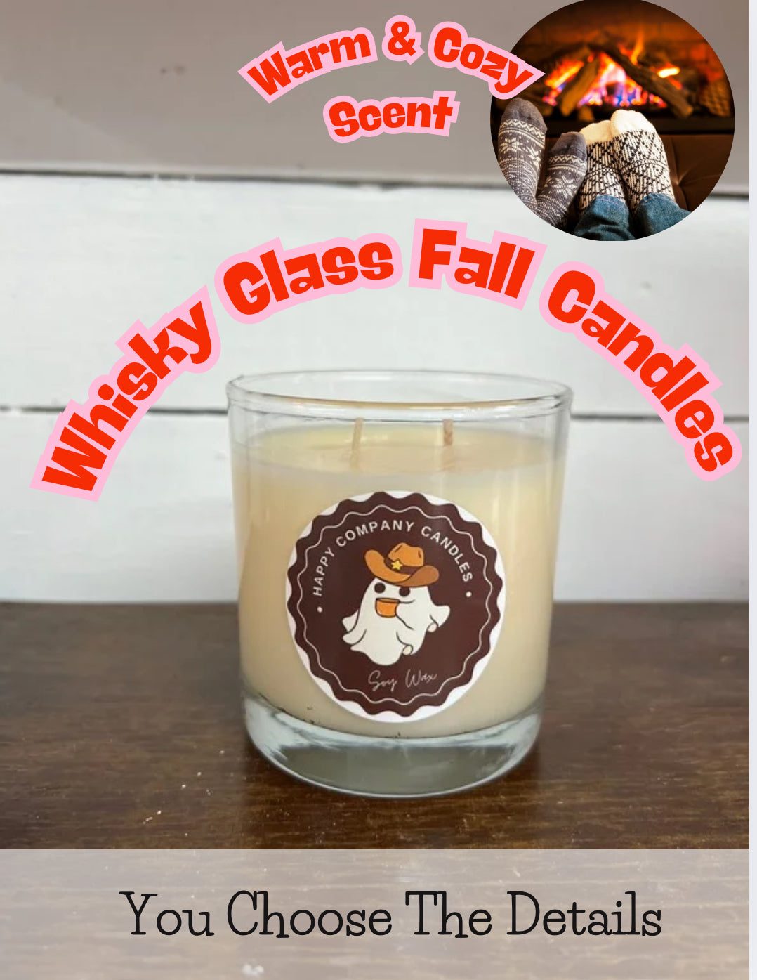 Whisky Glass Fall Scents (Choose details below)