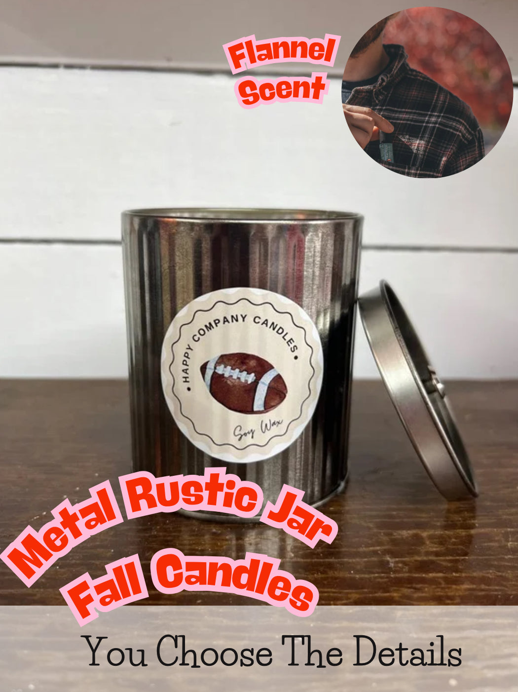 Metal Rustic Fall Scents (Choose details below)
