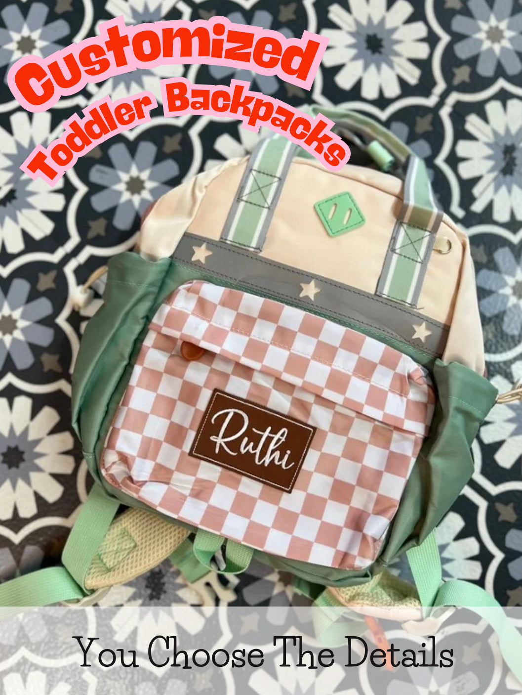 Toddler Customizable BackPacks