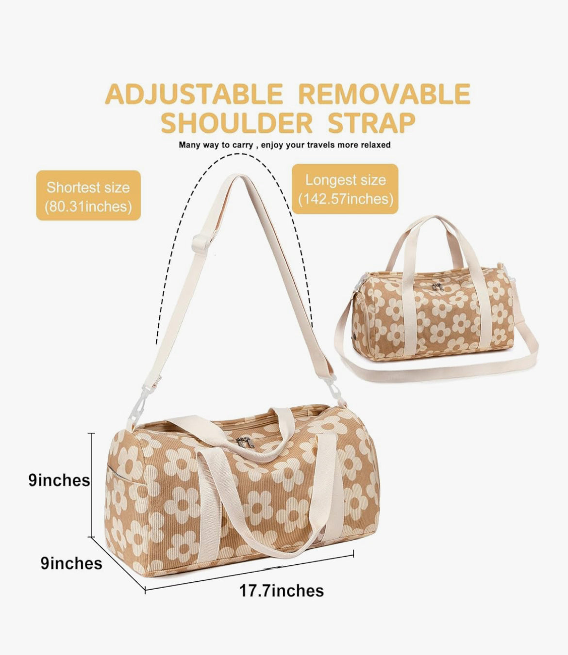 Customizable Duffle Bag