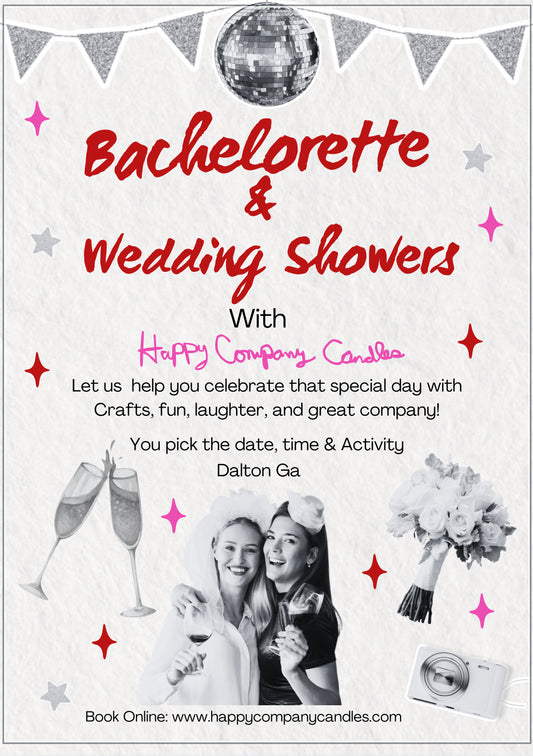 Plan A Bachelorette Party or Wedding Shower With Us!