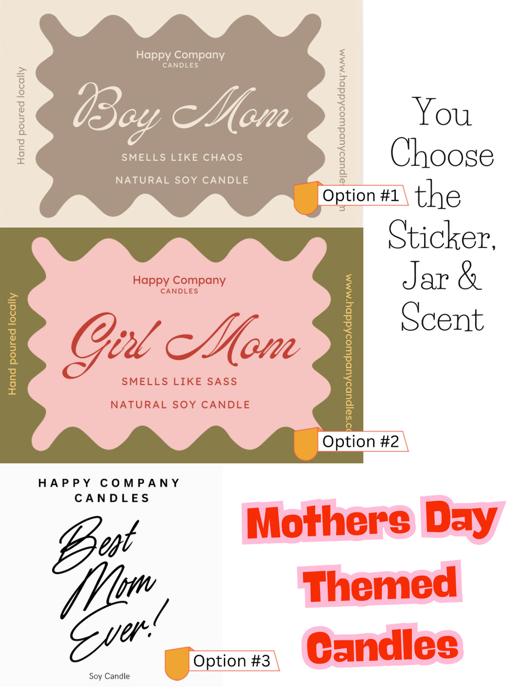 Mom Themed Candles