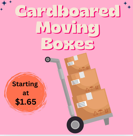 Cardboard Moving Boxes (IN STORE ONLY)