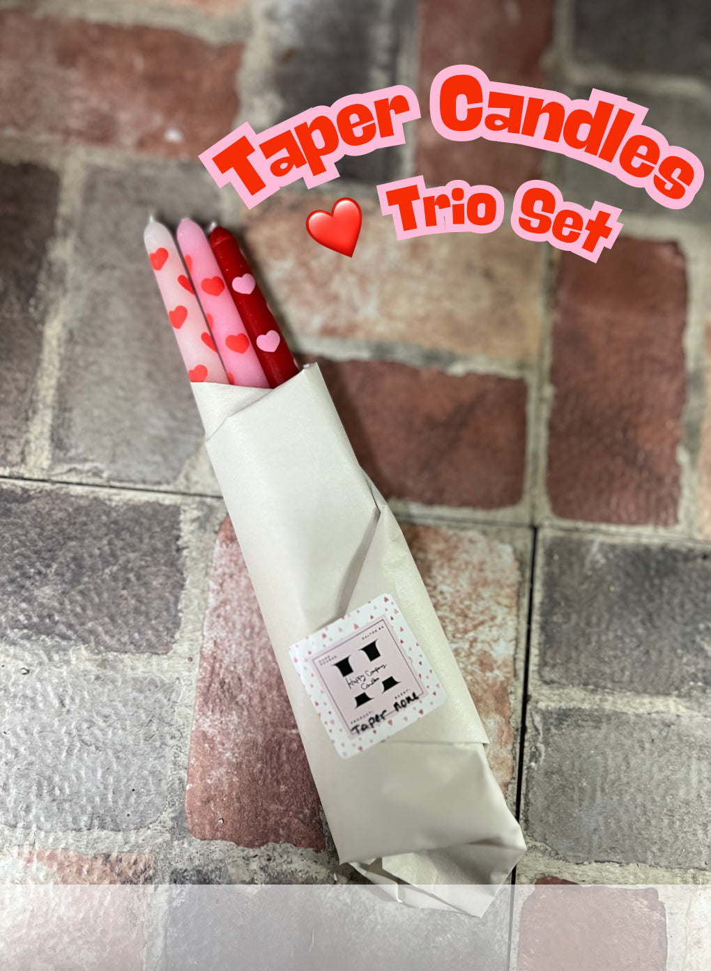 Taper Candles—❤️ Trio Set