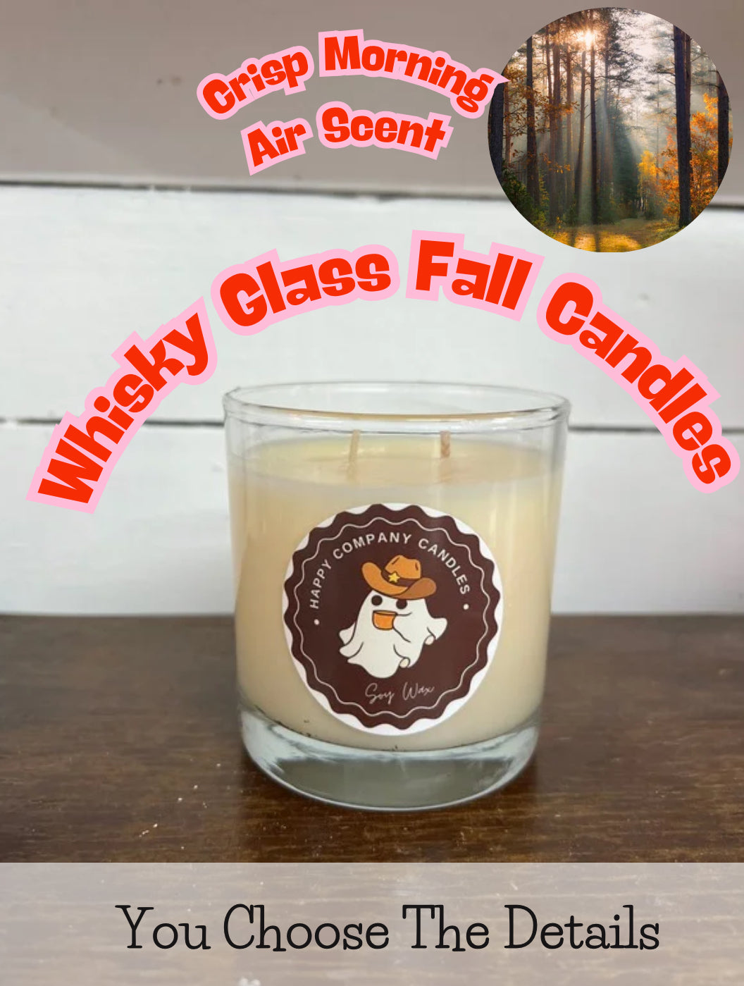 Whisky Glass Fall Scents (Choose details below)