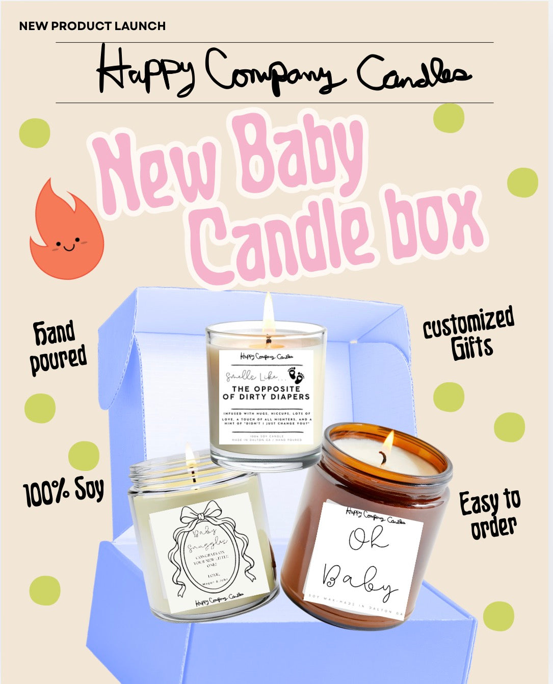 🍼Baby Candle Box