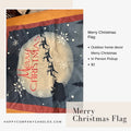 Merry Christmas Outdoor Flag