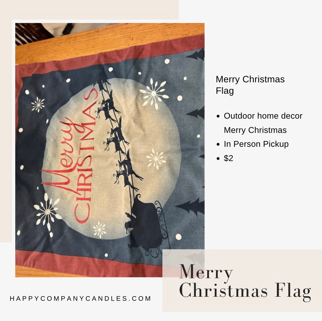 Merry Christmas Outdoor Flag