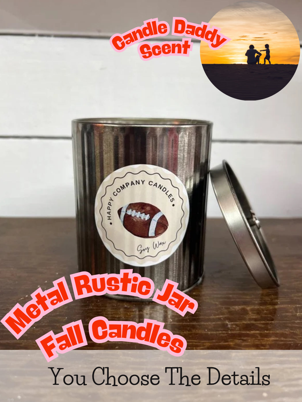 Metal Rustic Fall Scents (Choose details below)
