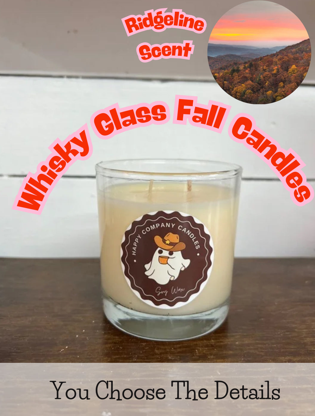 Whisky Glass Fall Scents (Choose details below)