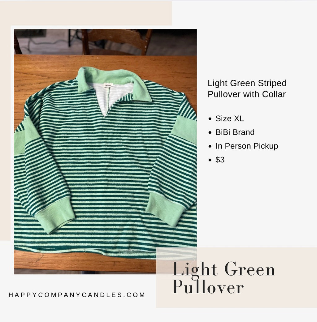 Light Green Pullover (Size XL)