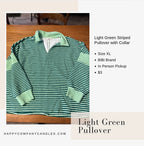 Light Green Pullover (Size XL)