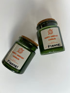 Green Jar with Cork Lid (8 oz)