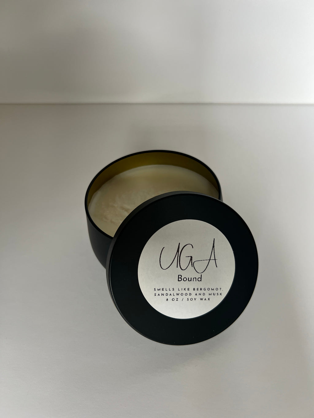 Customize Black Tin (8 oz)—Type University or Work to Replace UGA Bound