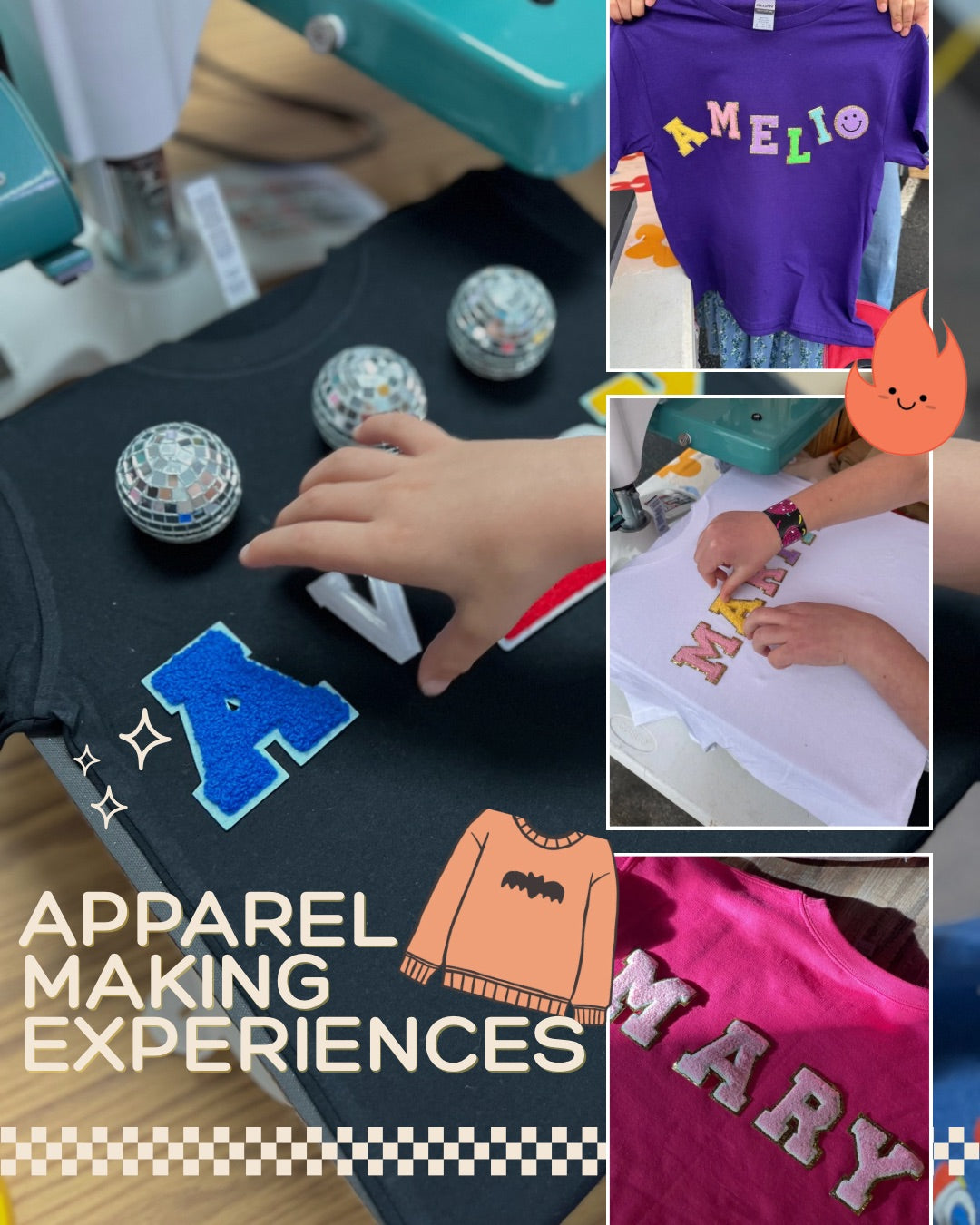 Apparel Making Experience (Quantity means the number of People—Private Bookings require a Minimum of 6)-We will contact you after checkout to get details on preferences and sizes.