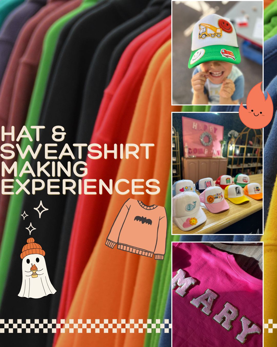 Hat & Sweatshirt Making Experience (Quantity means the number of People)