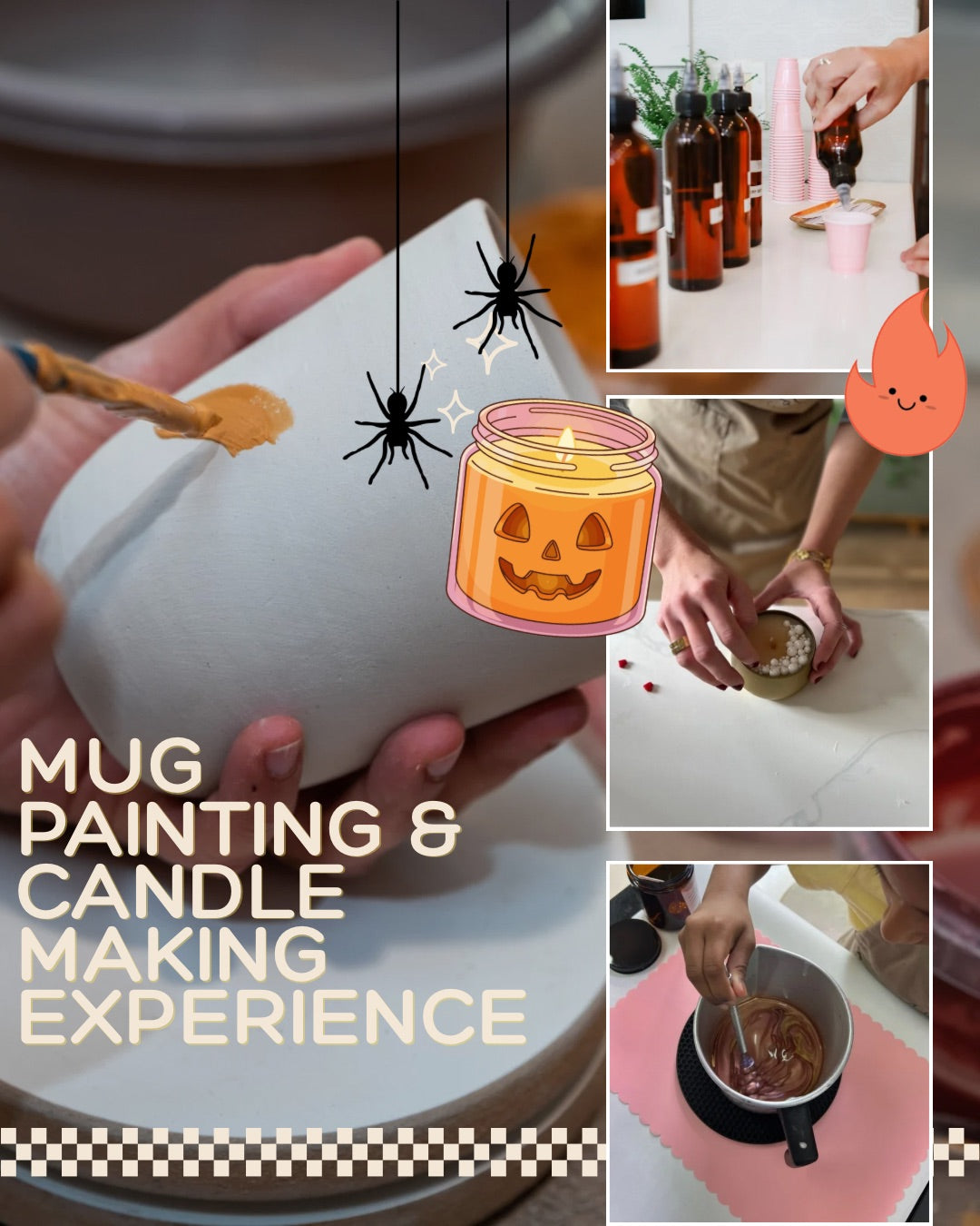 Mug Painting & Candle Making Experience (Quantity means the number of People)