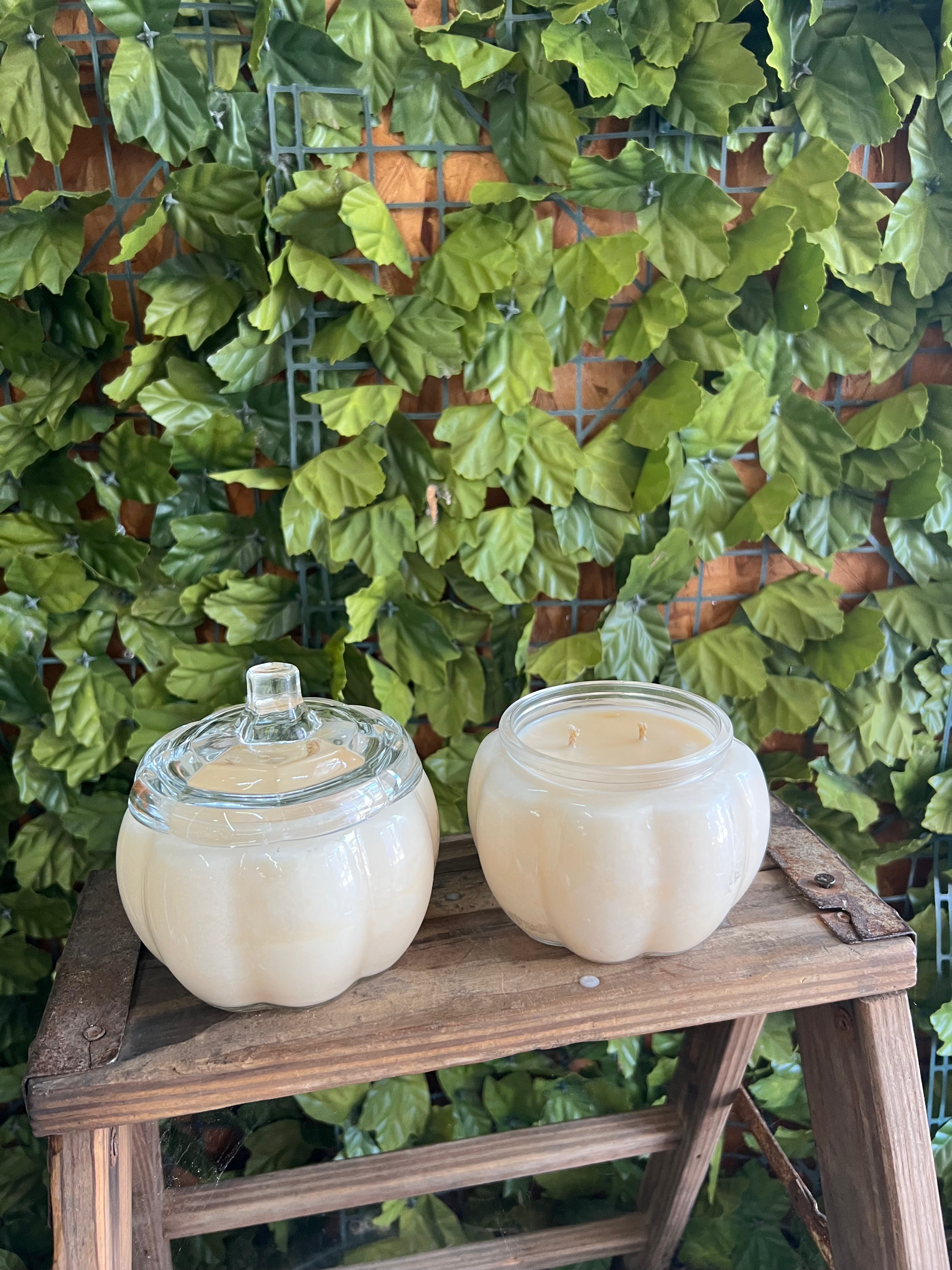 Pumpkin Glass Jar Fall Scents (Choose details below)