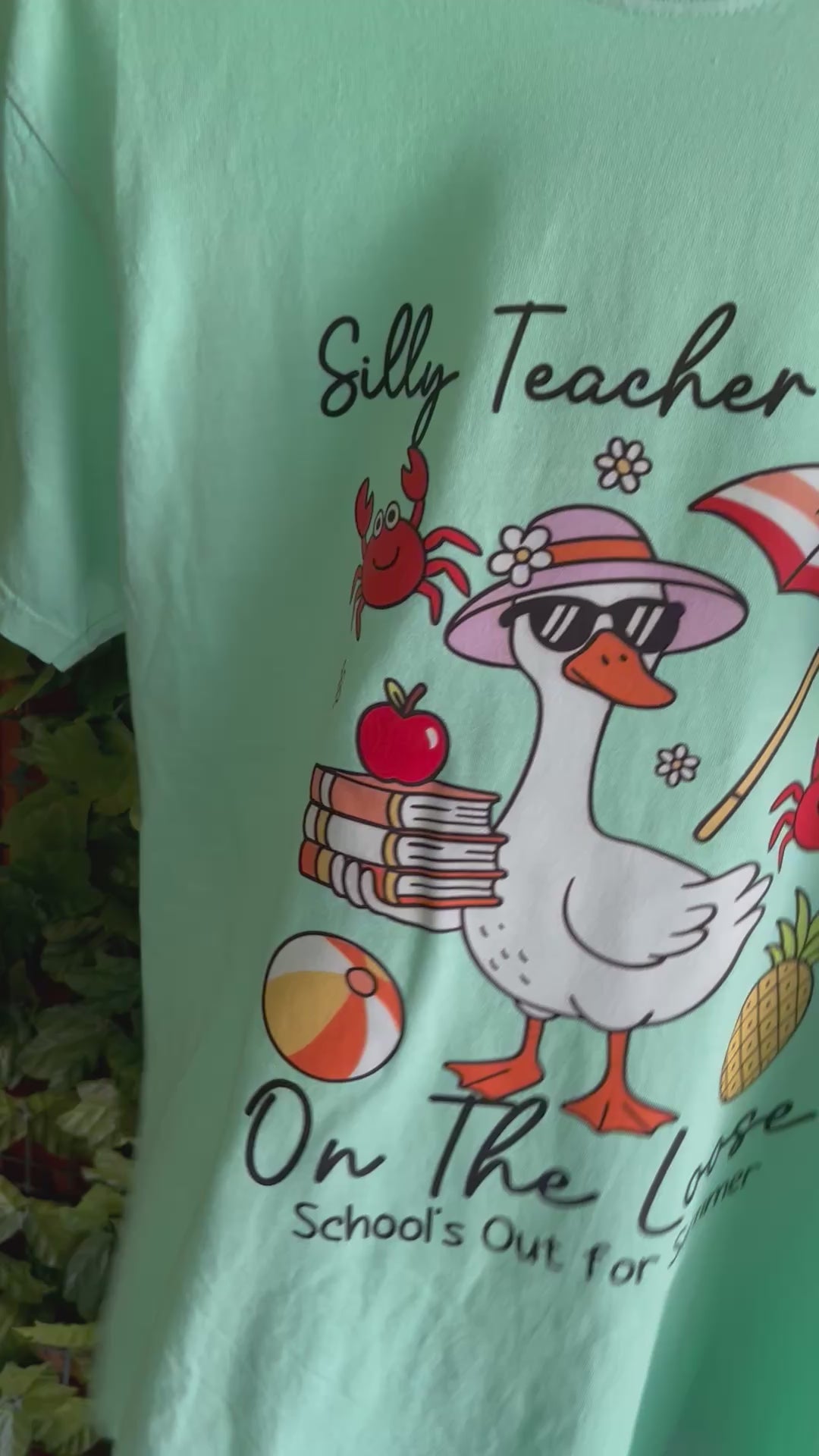 Silly Teacher Goose On The Loose Schools Out For Summer Design