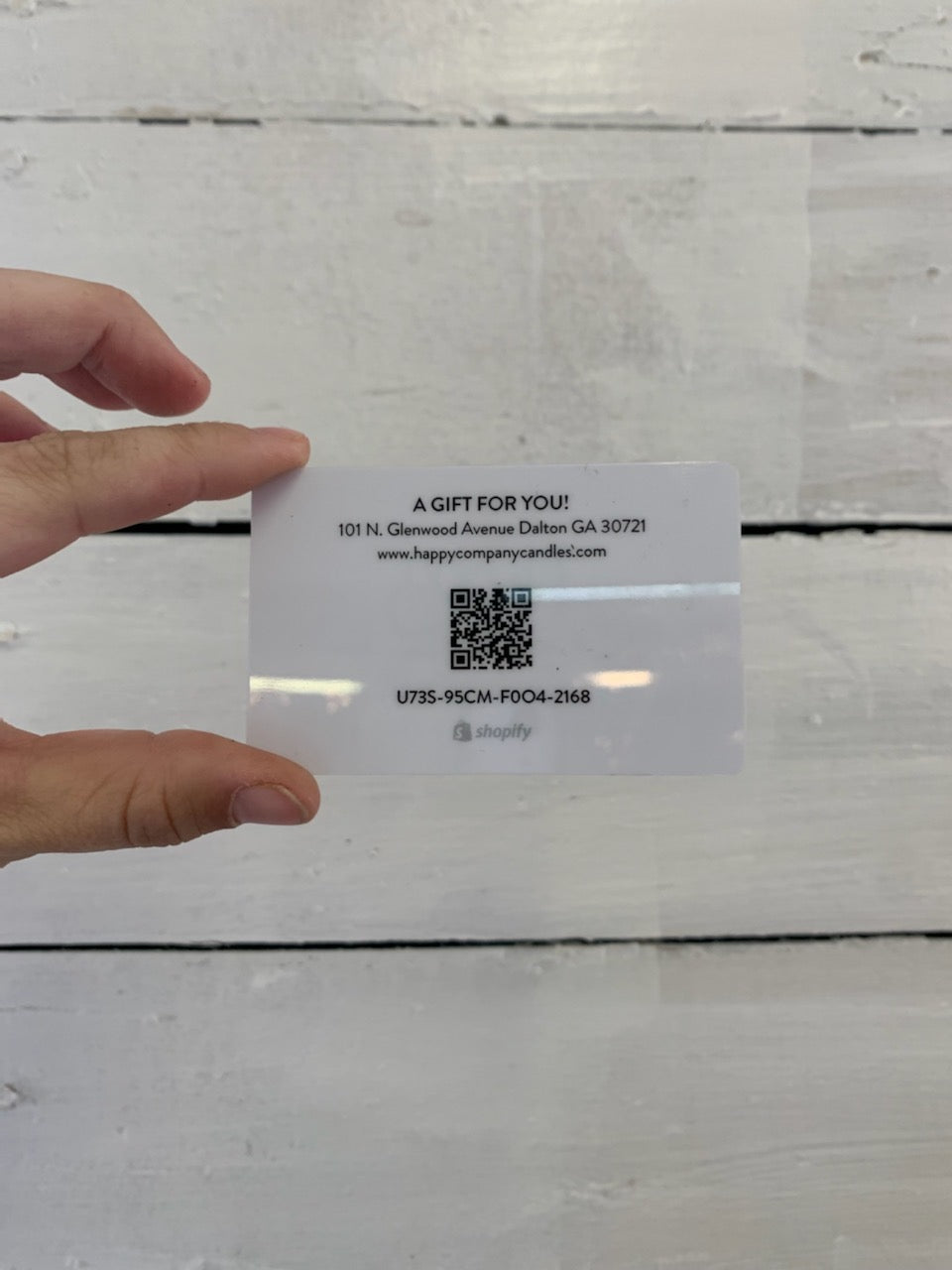 Happy Company Candles Gift Card