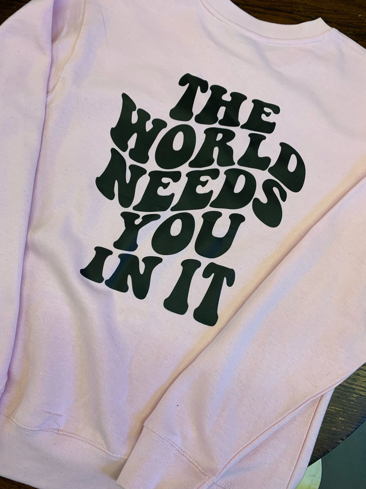 The world Needs you In It Sweatshirt (Adult)