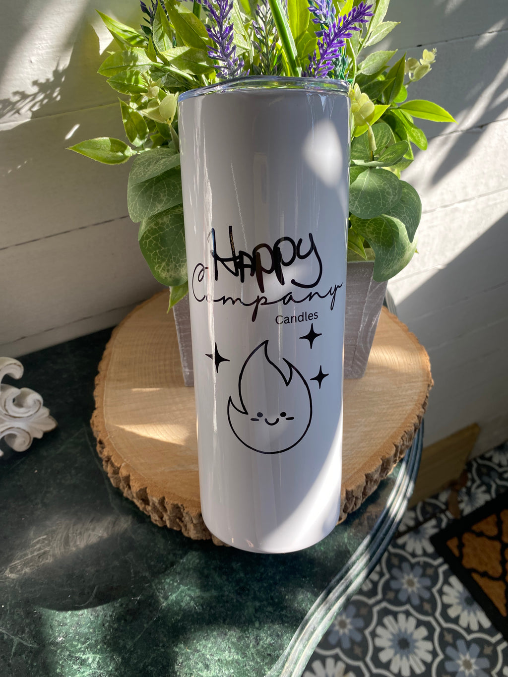 Happy Company Drinking cups with straw