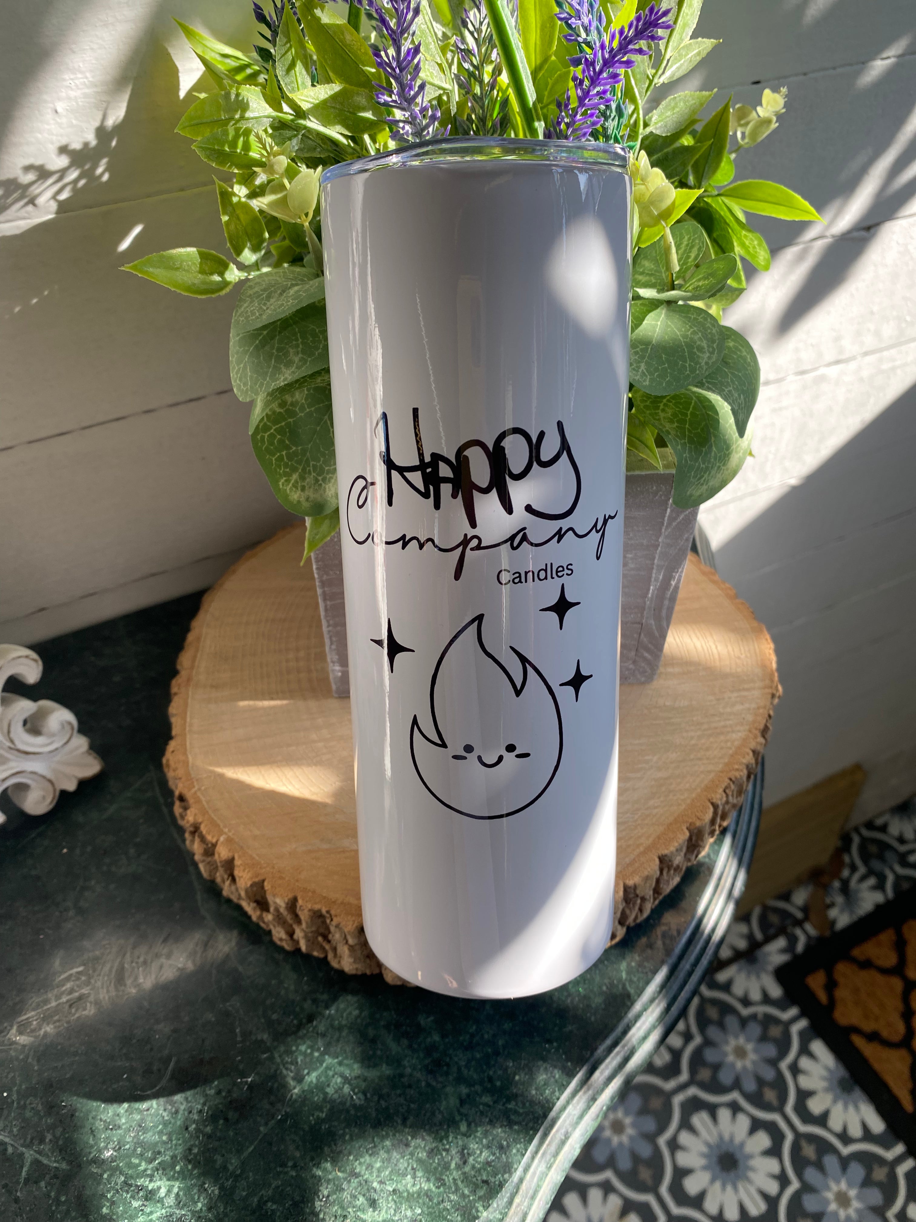 Happy Company Drinking cups with straw