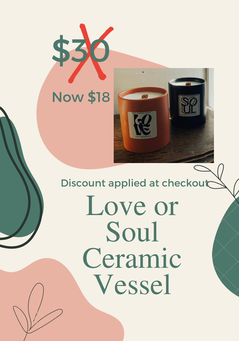 Soul or Love Ceramic 15 oz (Spring Collection)